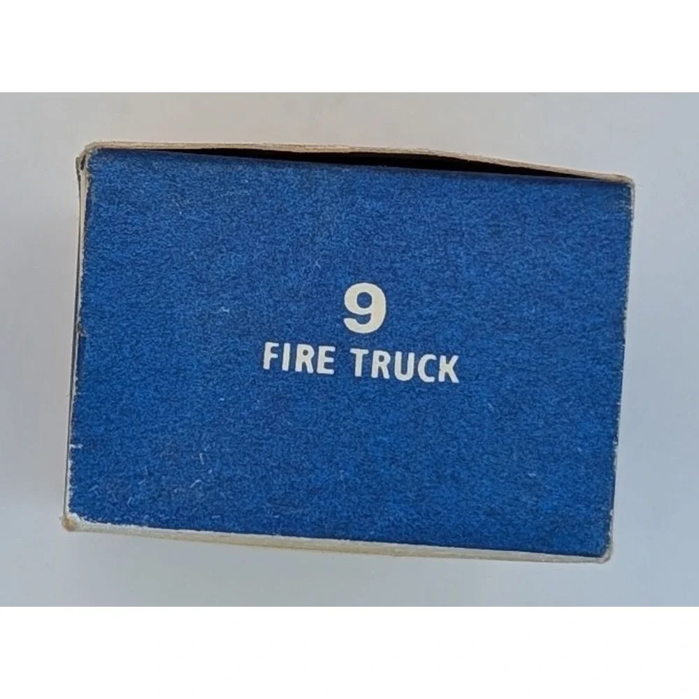 Vintage Matchbox Series 9 Fire Truck Lesney Diecast Red Made in England with Box